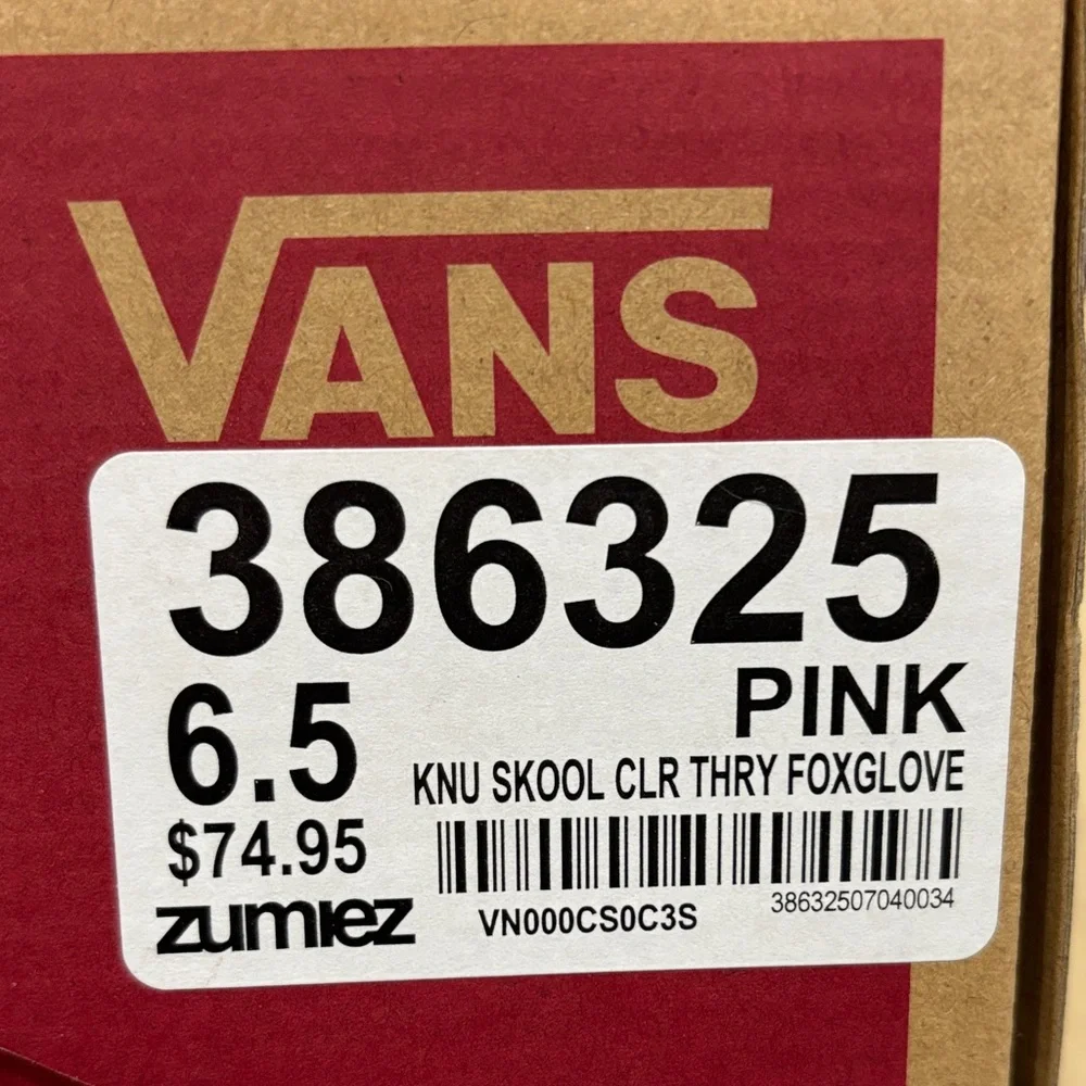 Pink Knu Skool Color Theory Foxglove. Women’s 8 / Men’s 6.5 - Picture 2 of 4